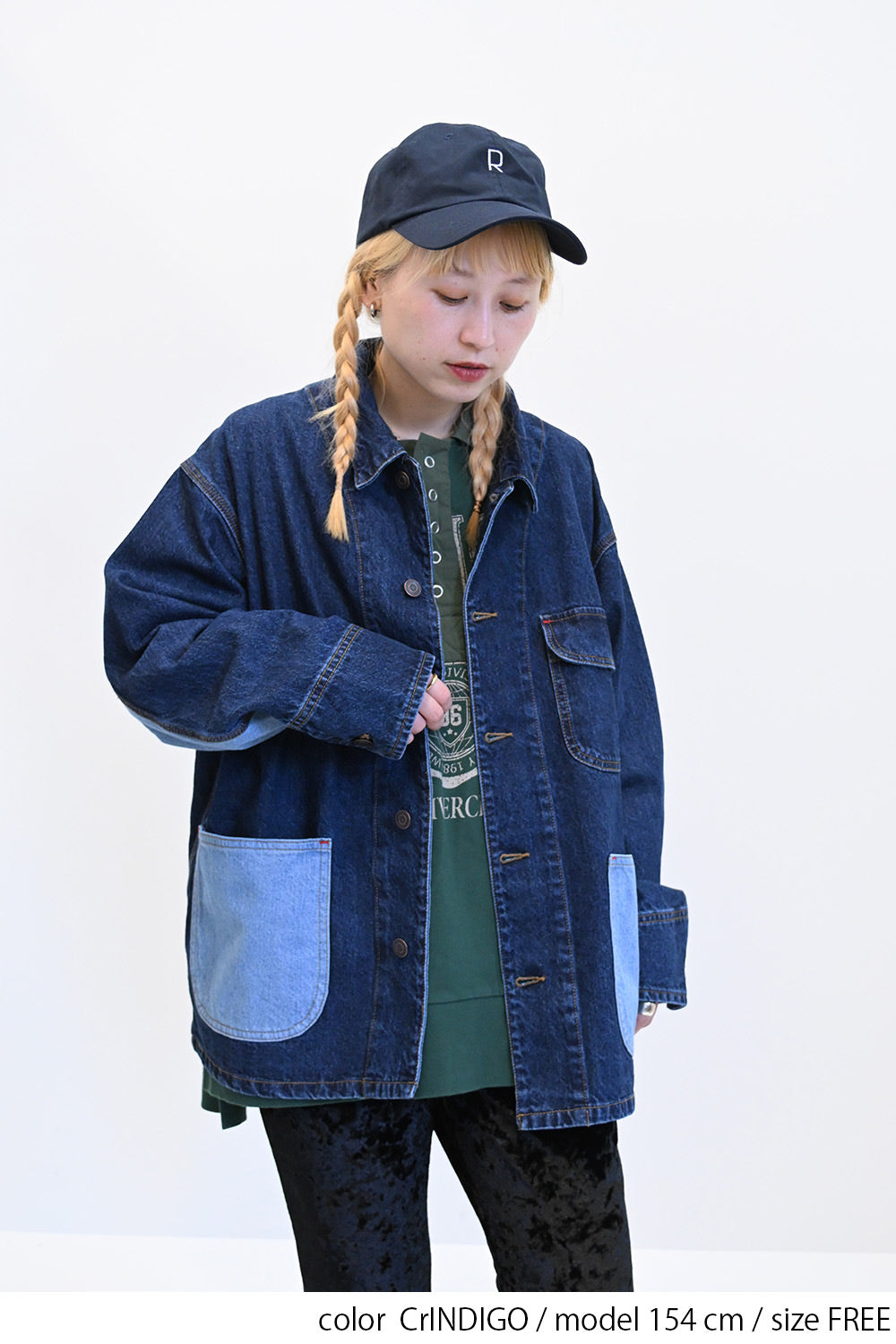 パブロヴィンチ デニムジャケット カバーオール サイズL デニムカバーオール – HEART MARKET