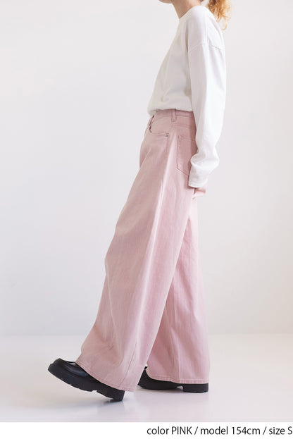 ワイドバレルパンツ