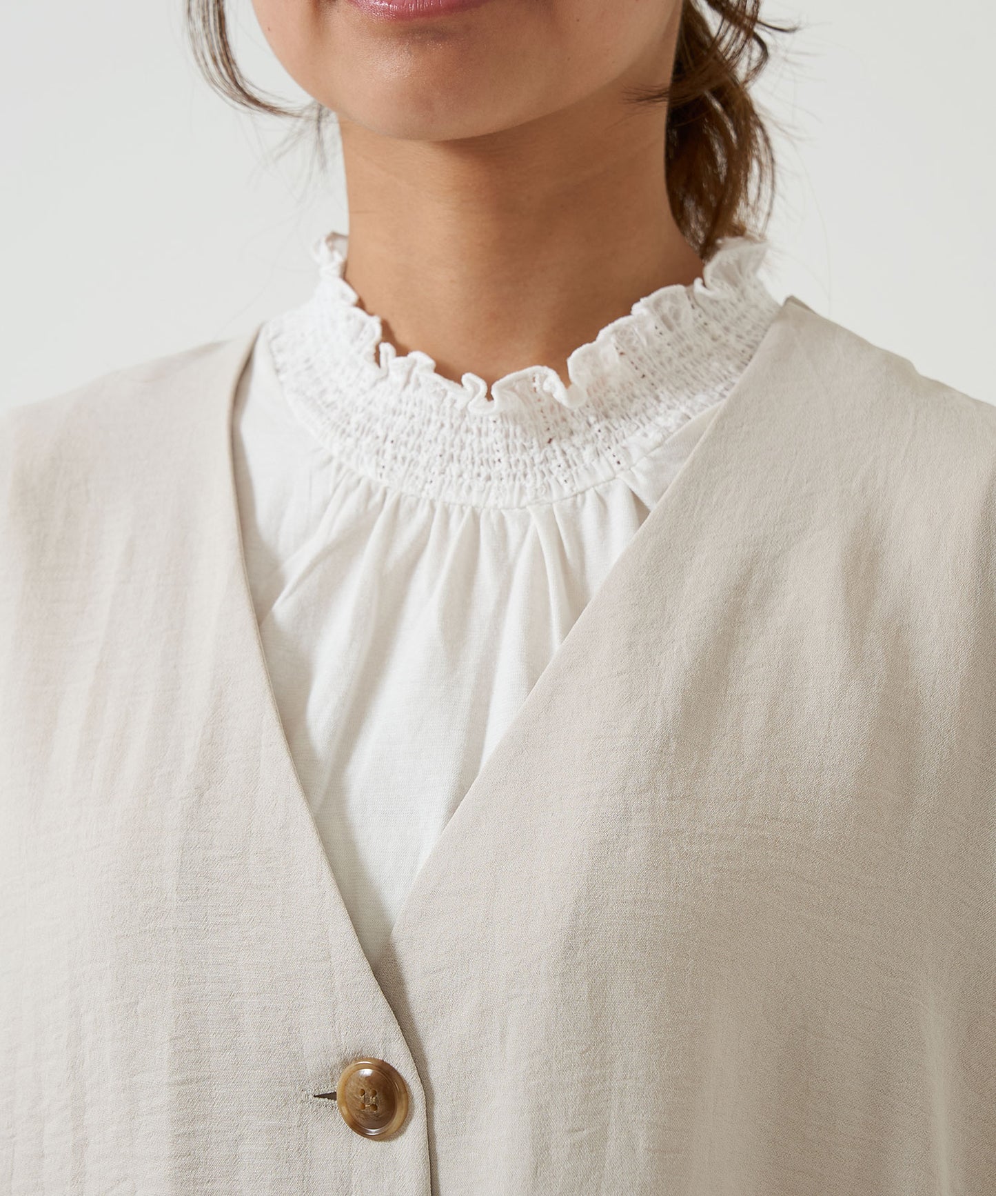 《Coming soon》Textured satin dolman cardigan