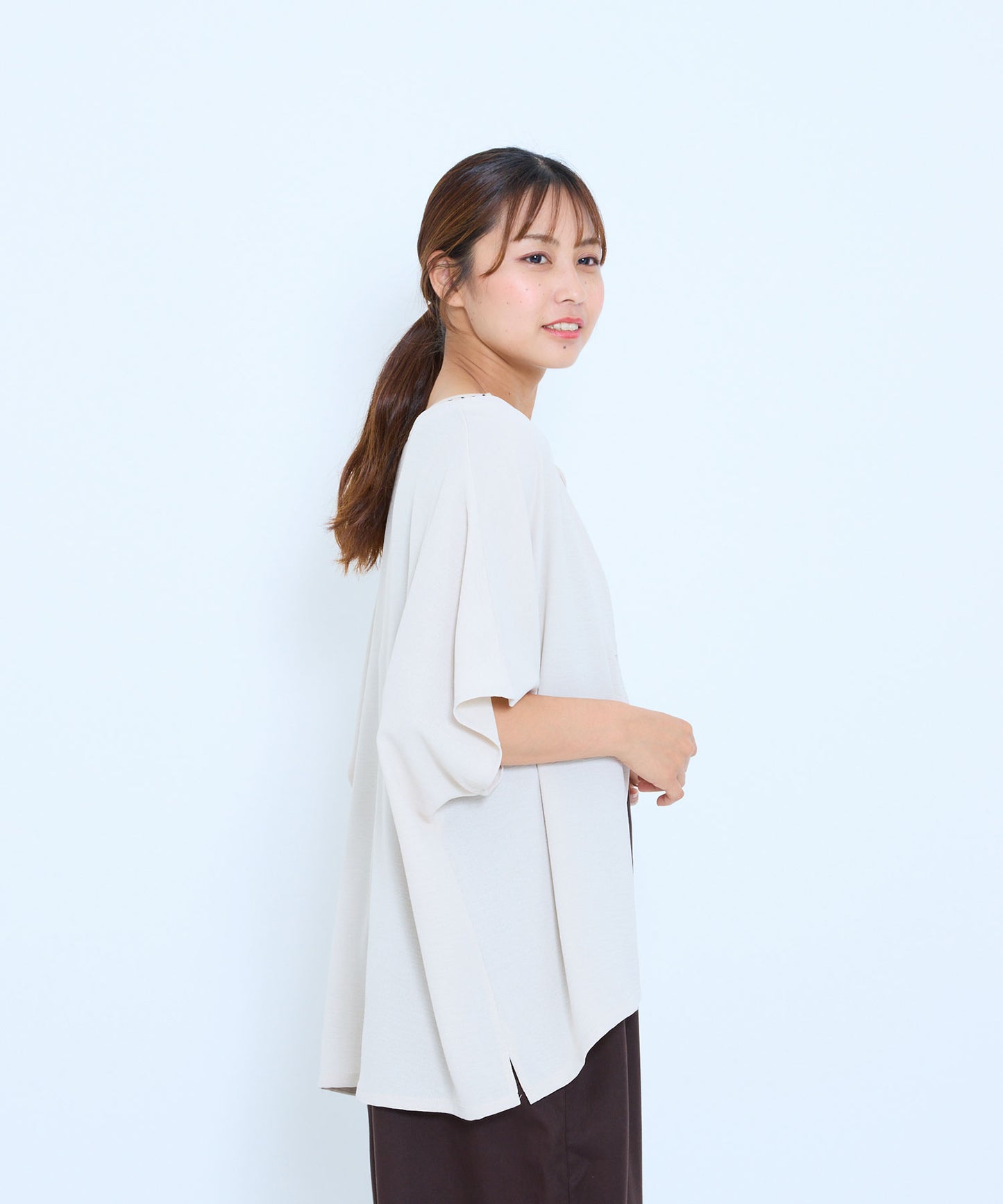 《6月30日新色入荷》【接触冷感×吸水速乾】シボサテンドルマンカーデ