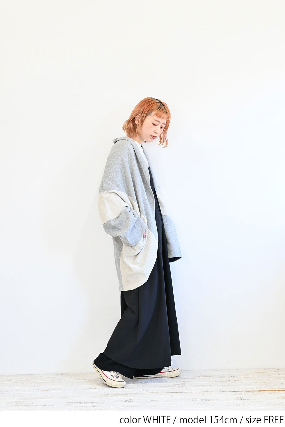 WHITE / 154cm / FREE