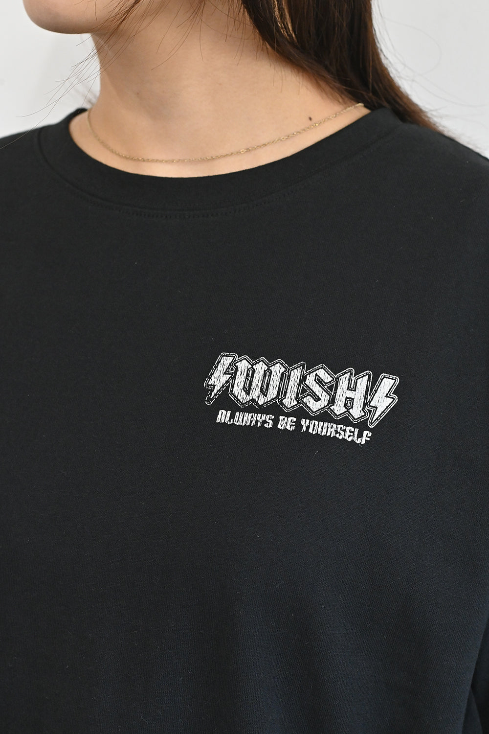 wish長袖プリントTシャツ
