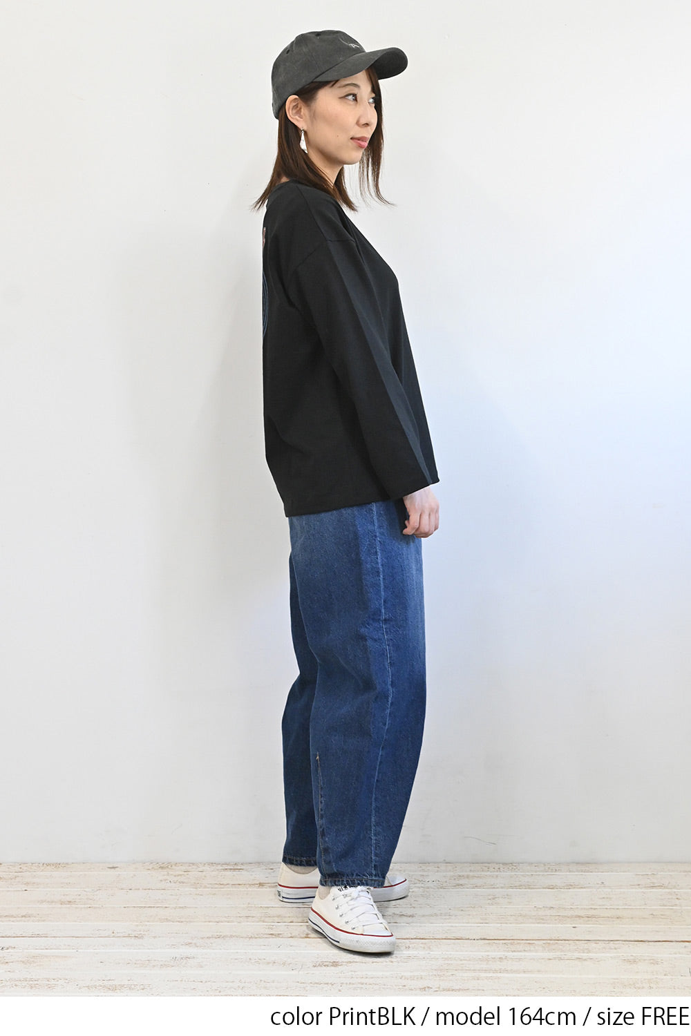 wish長袖プリントTシャツ