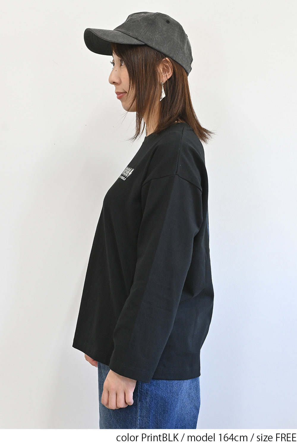 wish長袖プリントTシャツ