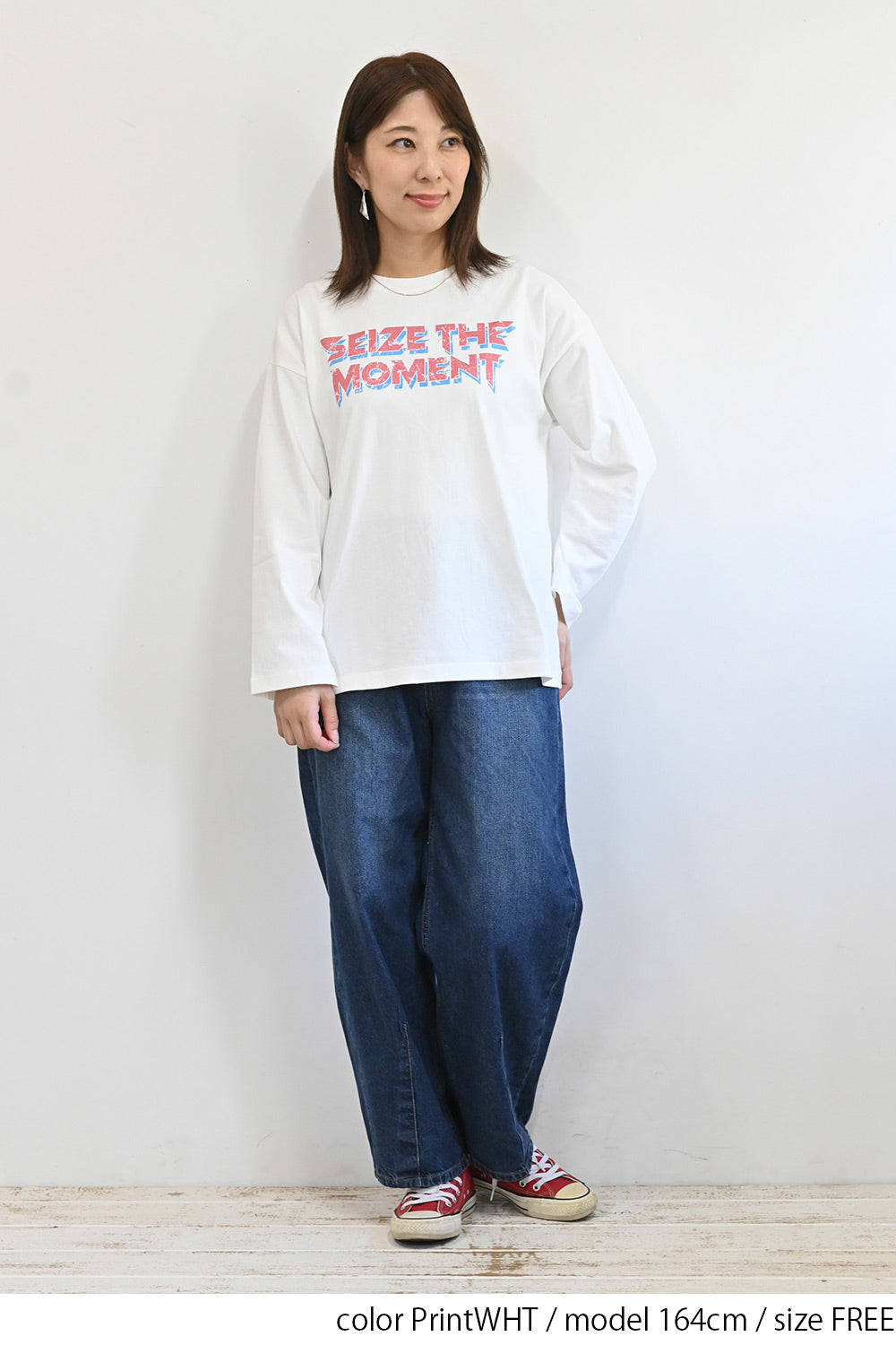 ≪SALE≫seize the morment長袖プリントTシャツ – HEART MARKET