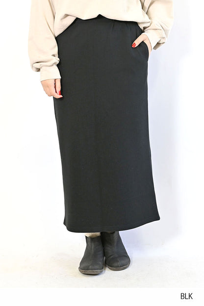 OE裏起毛ロングスカート