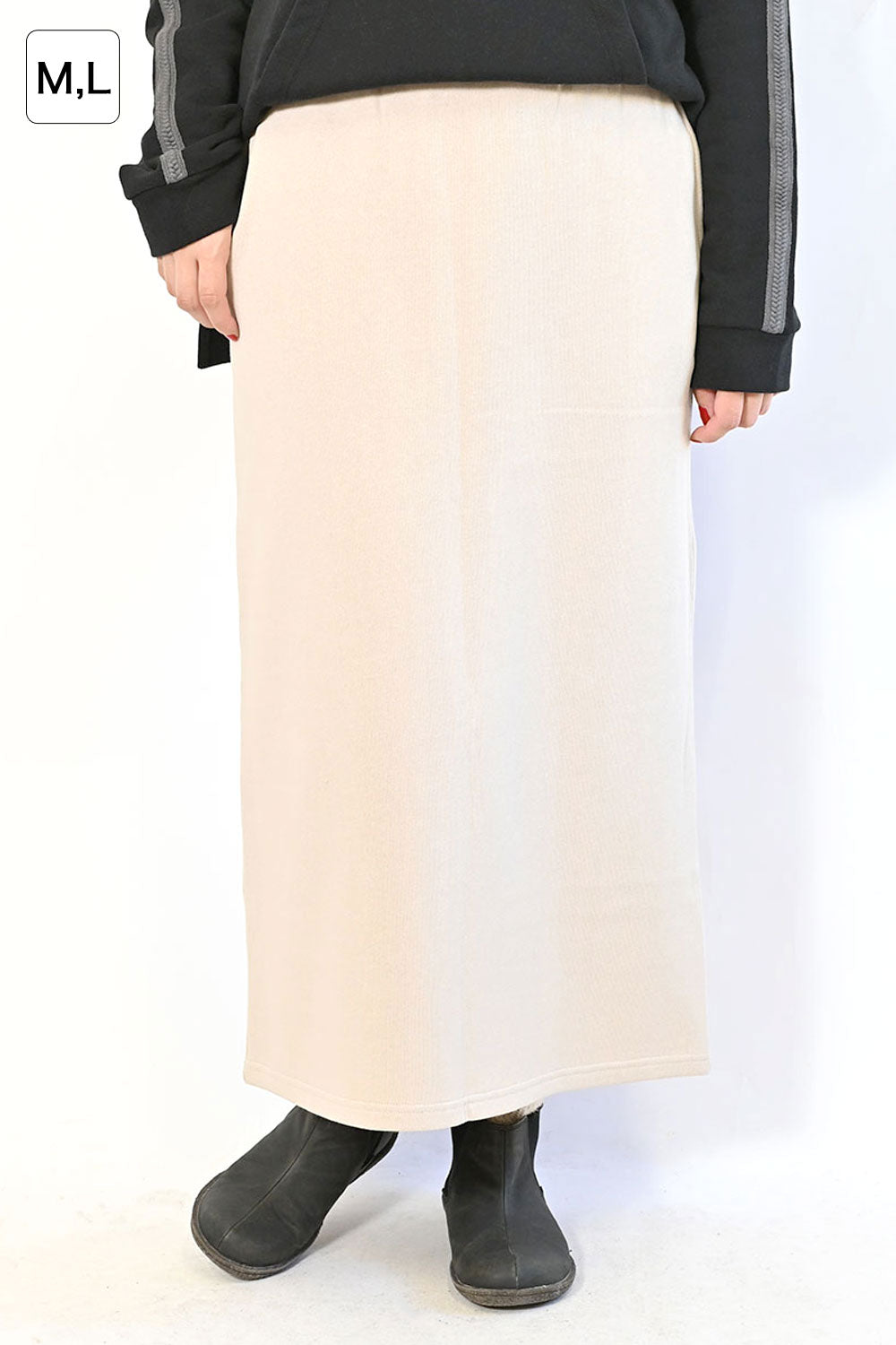 OE裏起毛ロングスカート