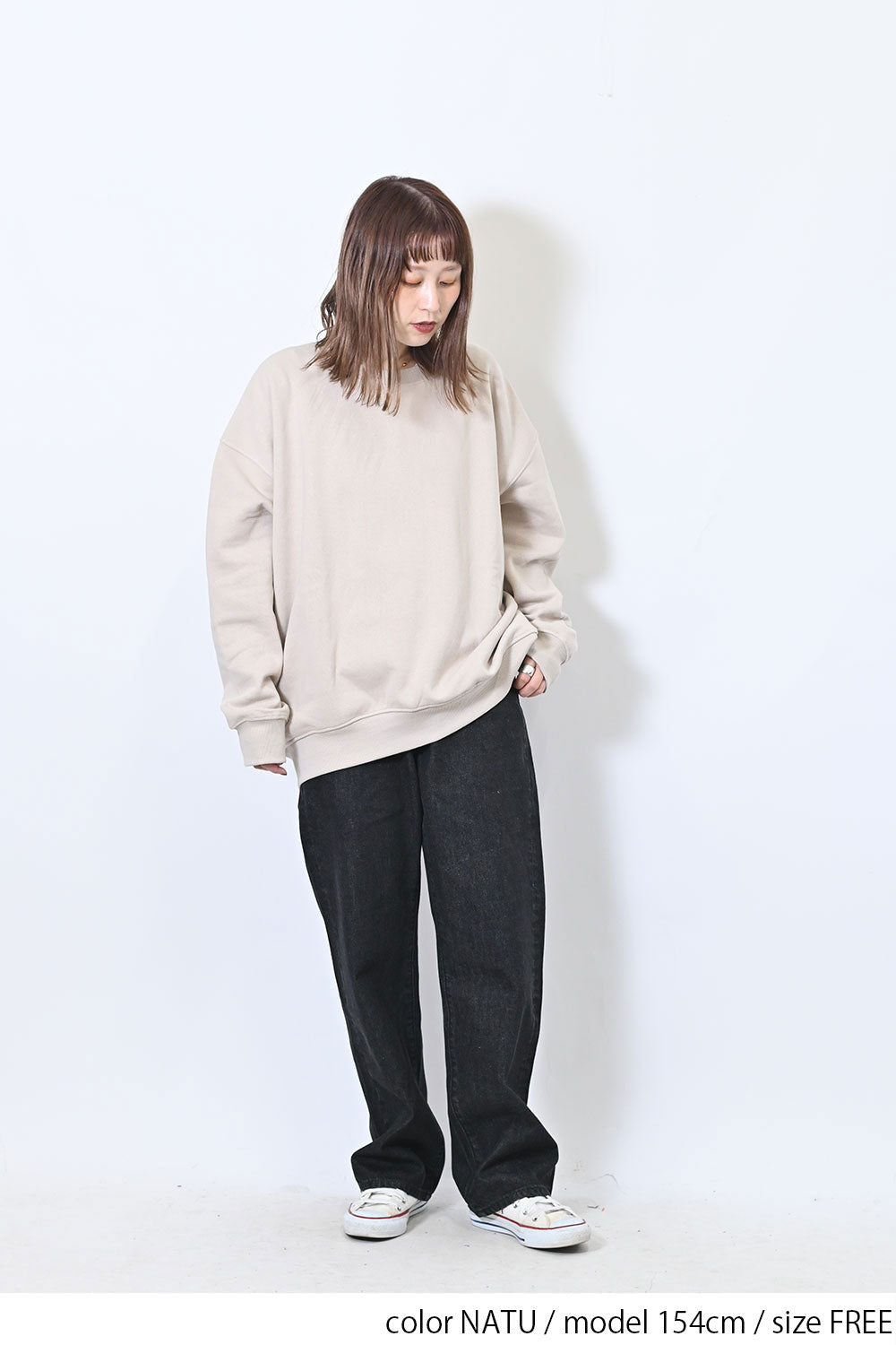 ≪SALE≫OE Brushed Fleece Crew Pullover