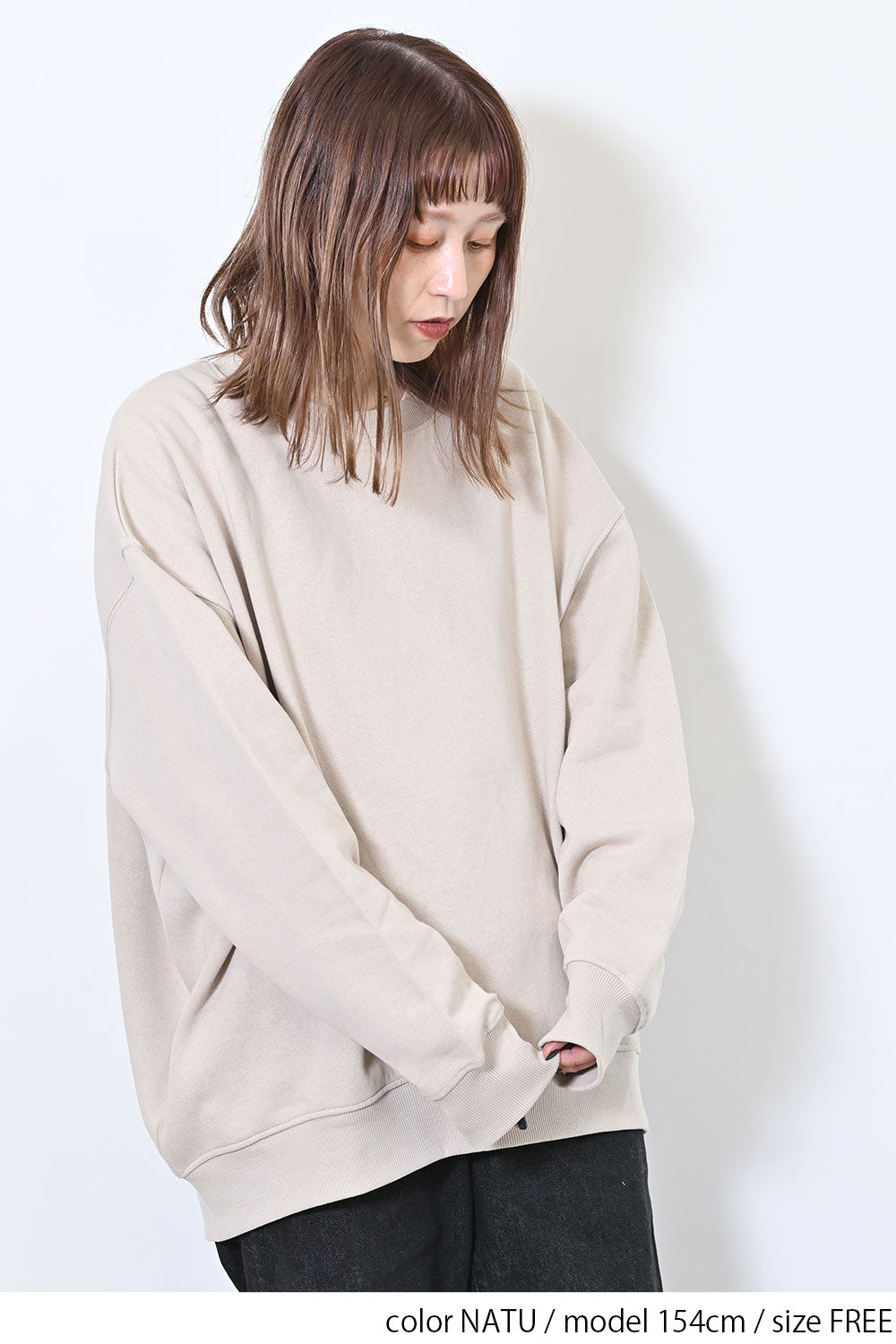 ≪SALE≫OE Brushed Fleece Crew Pullover