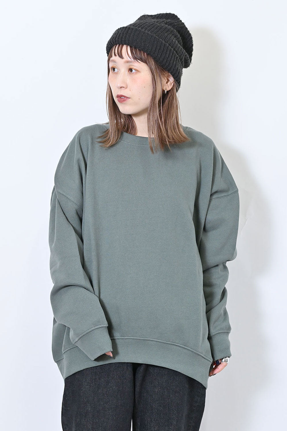 ≪SALE≫OE Brushed Fleece Crew Pullover