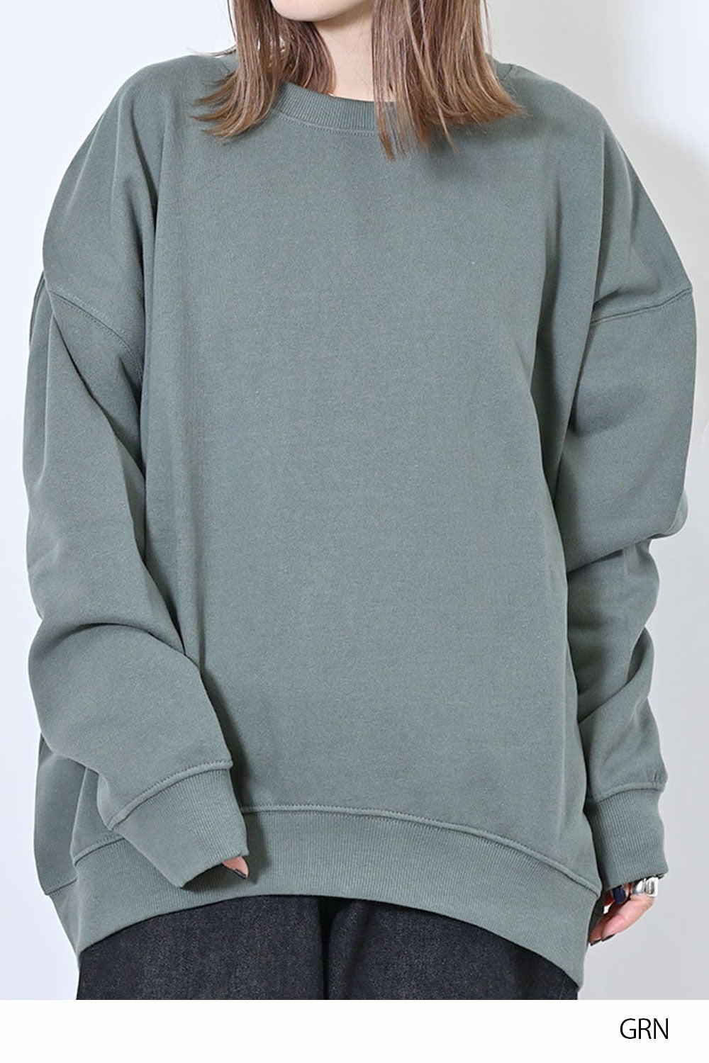 ≪SALE≫OE Brushed Fleece Crew Pullover