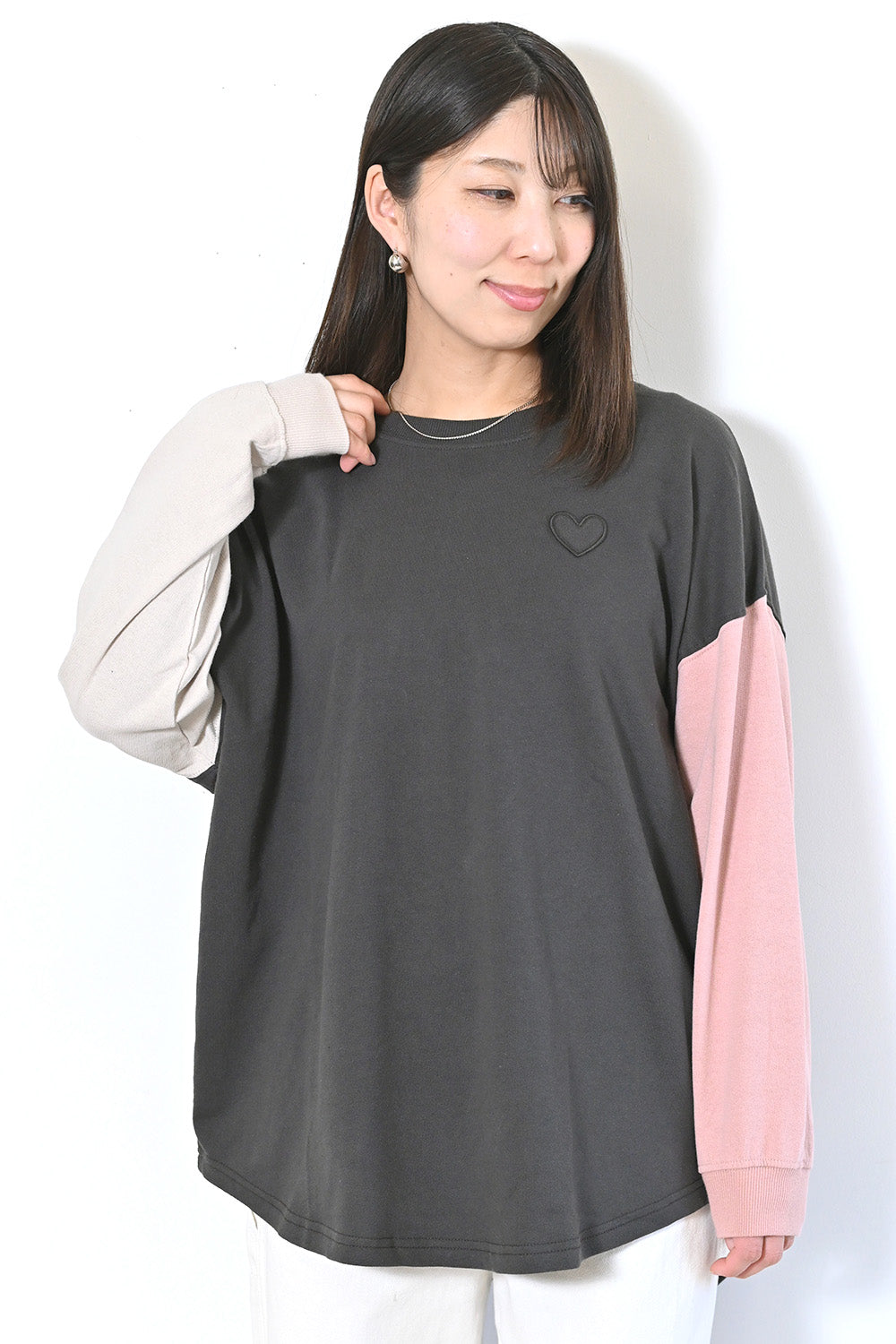 ≪SALE≫ Heart Hem Round Tunic