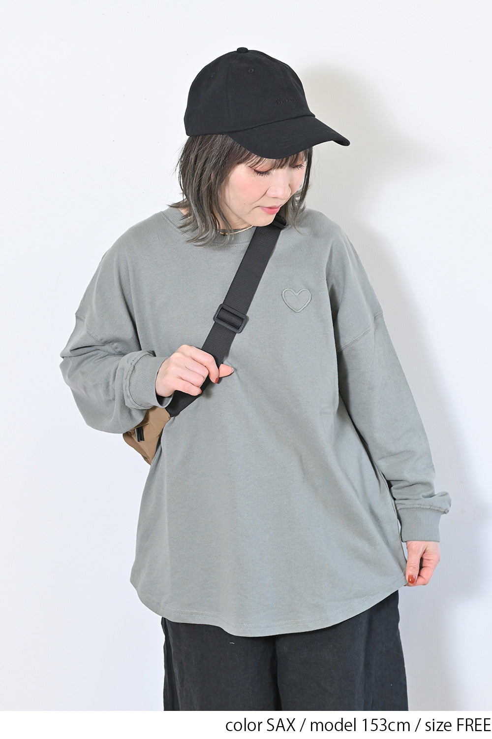 ≪SALE≫ Heart Hem Round Tunic