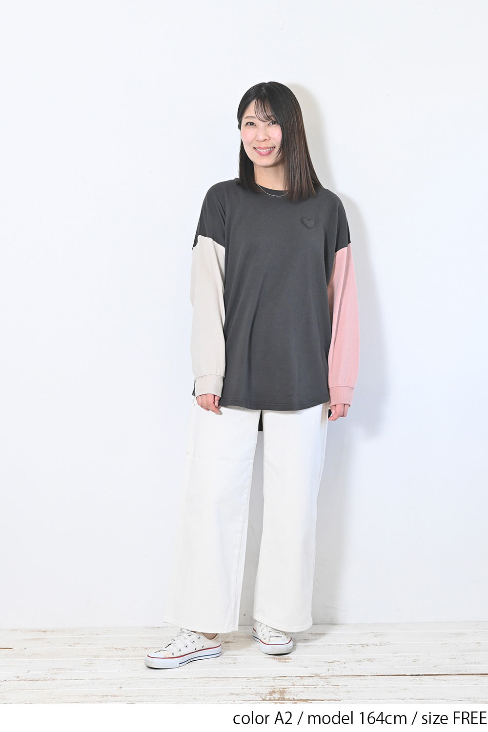 ≪SALE≫ Heart Hem Round Tunic