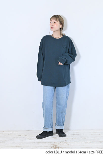 ≪SALE≫ Heart Hem Round Tunic