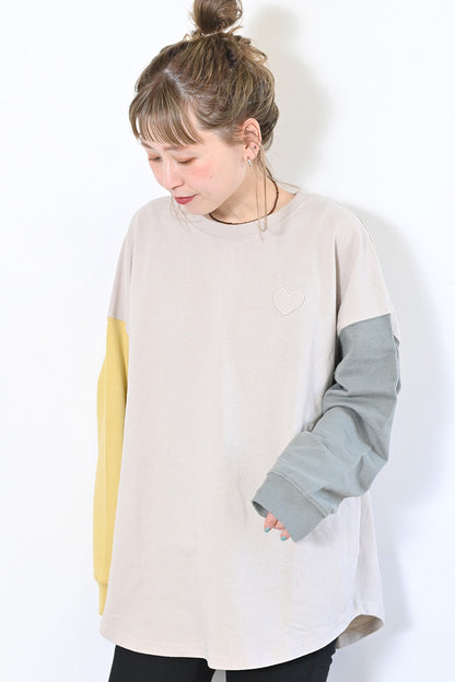 ≪SALE≫ Heart Hem Round Tunic