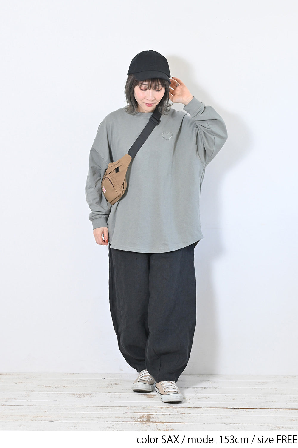 ≪SALE≫ Heart Hem Round Tunic