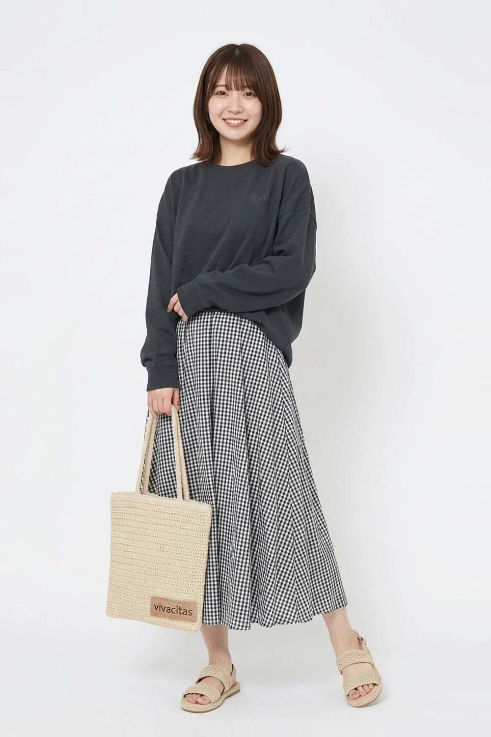 ≪SALE≫ Heart Hem Round Tunic