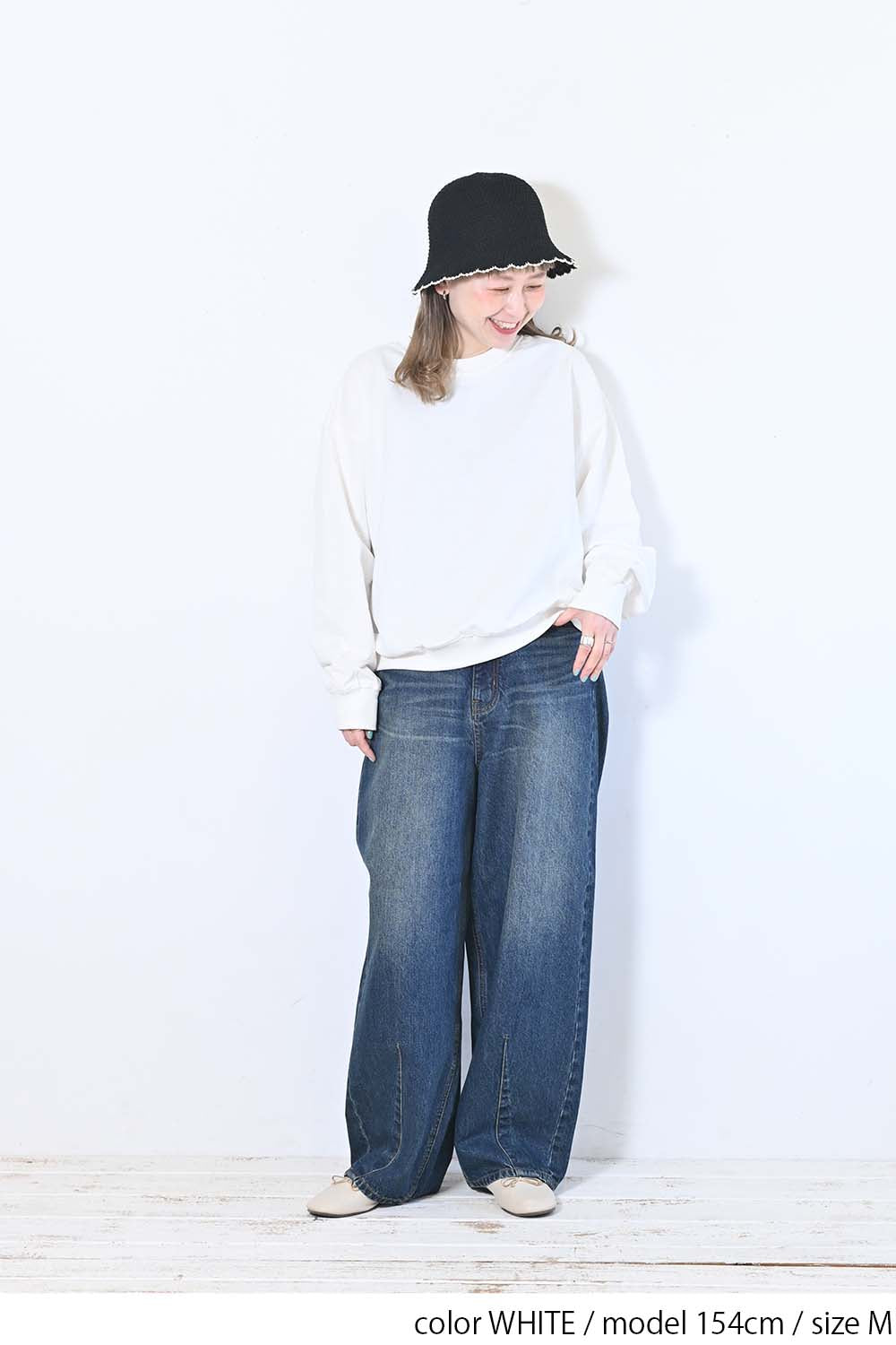 WHITE / 154cm / M