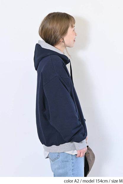 ≪SALE≫ Gathered Hem Hoodie Pullover