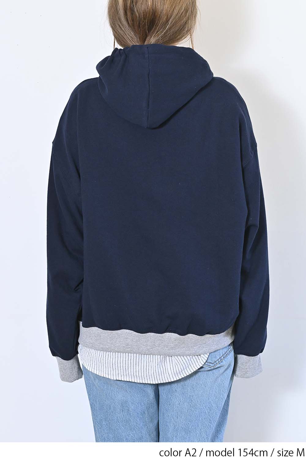 ≪SALE≫ Gathered Hem Hoodie Pullover
