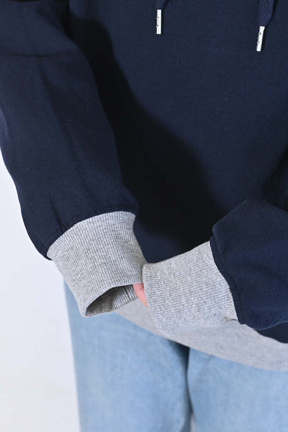 ≪SALE≫ Gathered Hem Hoodie Pullover