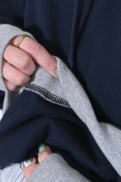 ≪SALE≫ Gathered Hem Hoodie Pullover