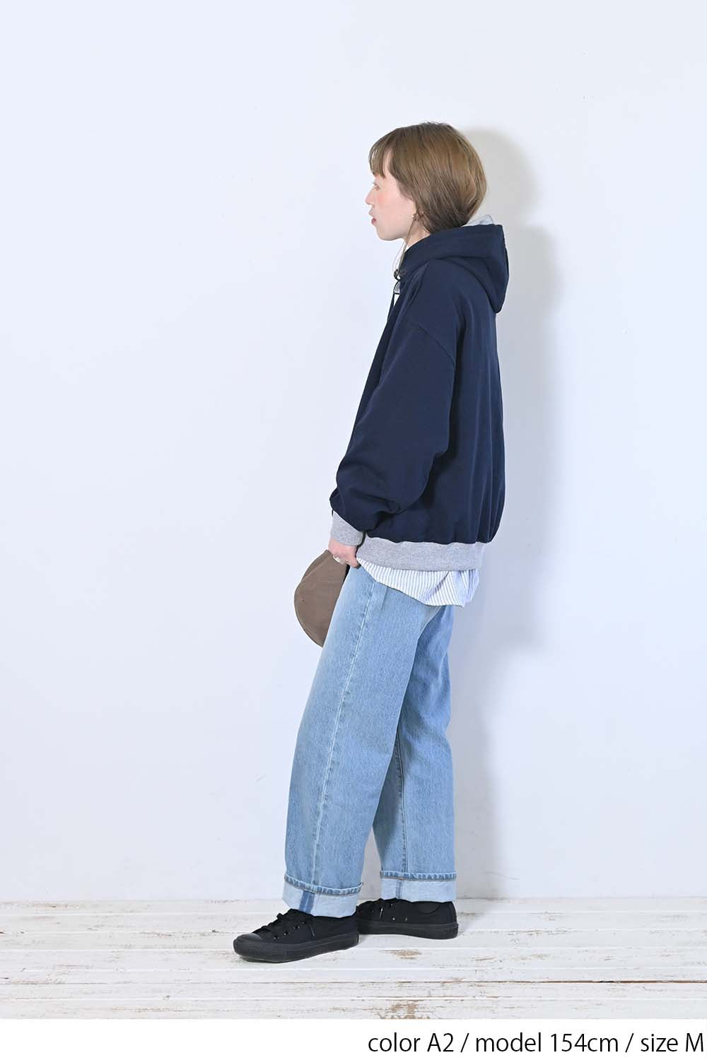 ≪SALE≫ Gathered Hem Hoodie Pullover