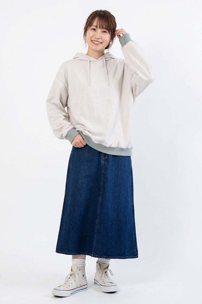 ≪SALE≫ Gathered Hem Hoodie Pullover