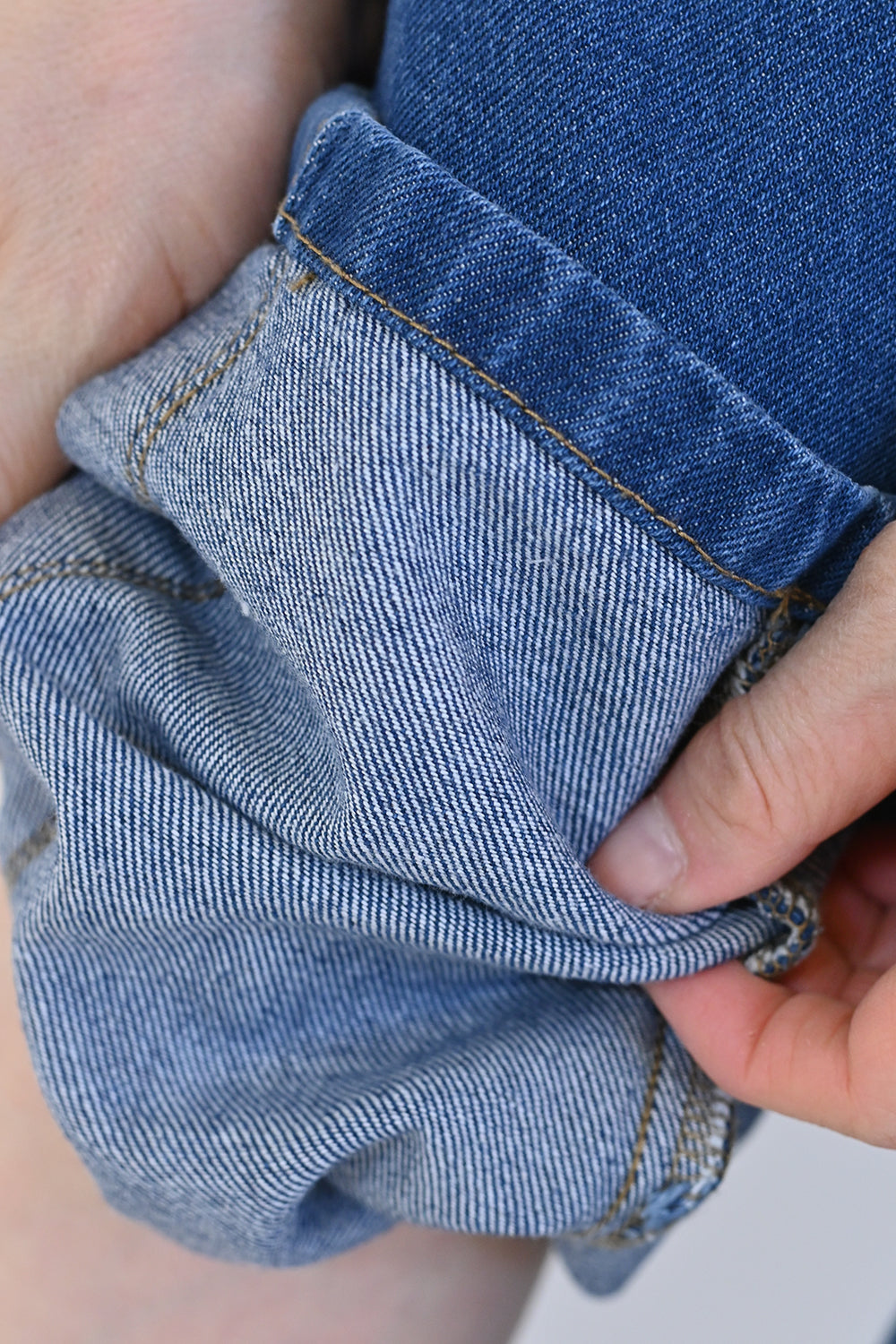 12.5ozデニムカーブパンツ