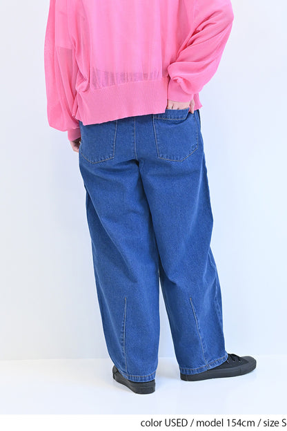 12.5ozデニムカーブパンツ