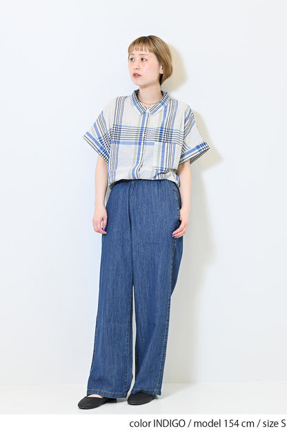 ≪SALE≫6.3oz Denim Wide Pants