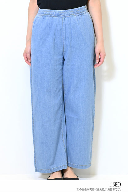 ≪SALE≫6.3oz Denim Wide Pants