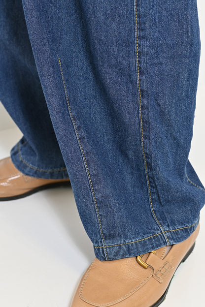 ≪SALE≫6.3oz Denim Curve Pants