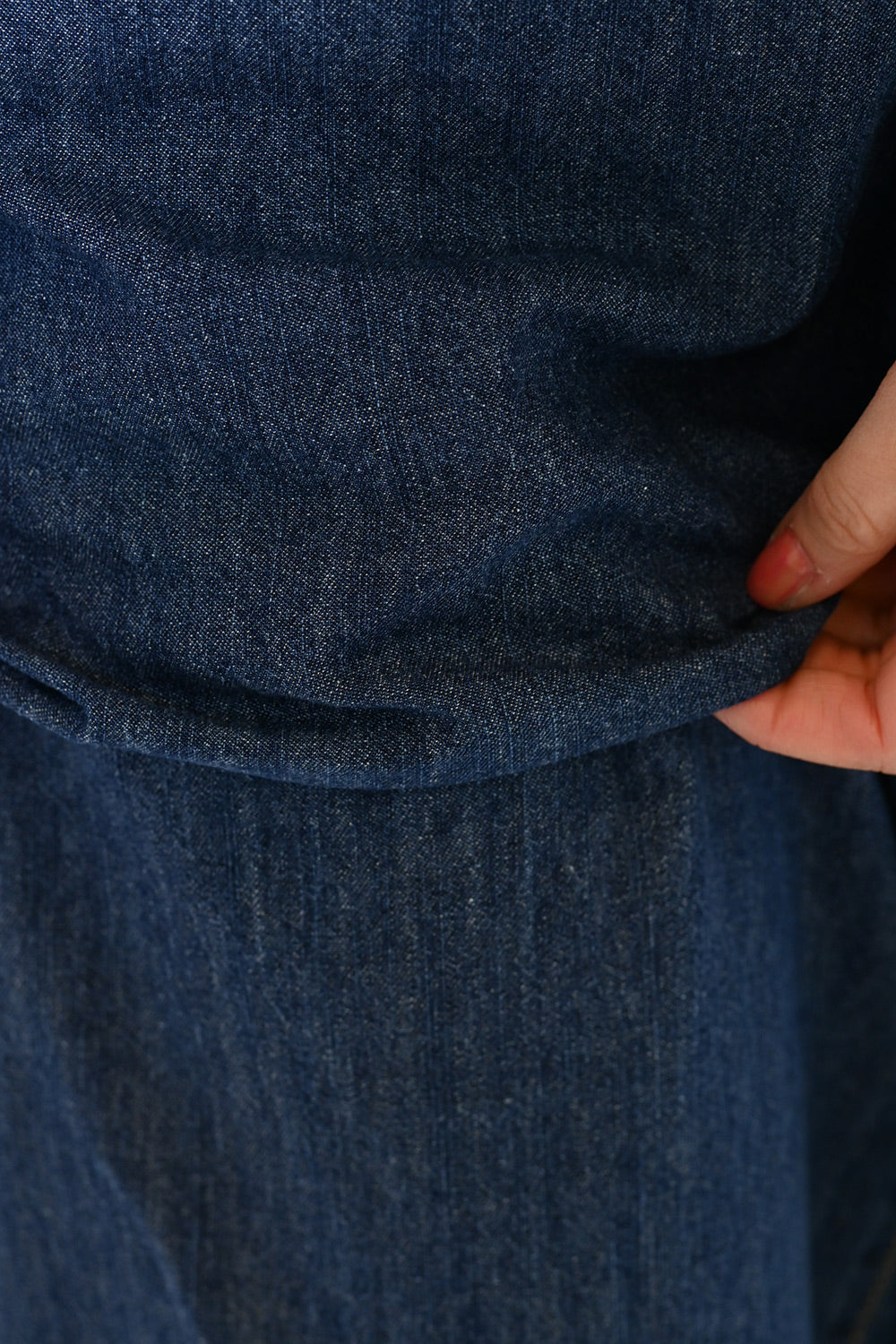 ≪SALE≫6.3oz Denim Curve Pants