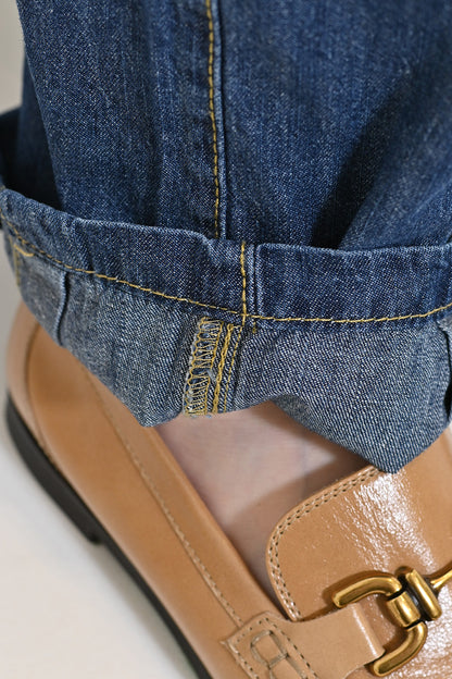 ≪SALE≫6.3oz Denim Curve Pants