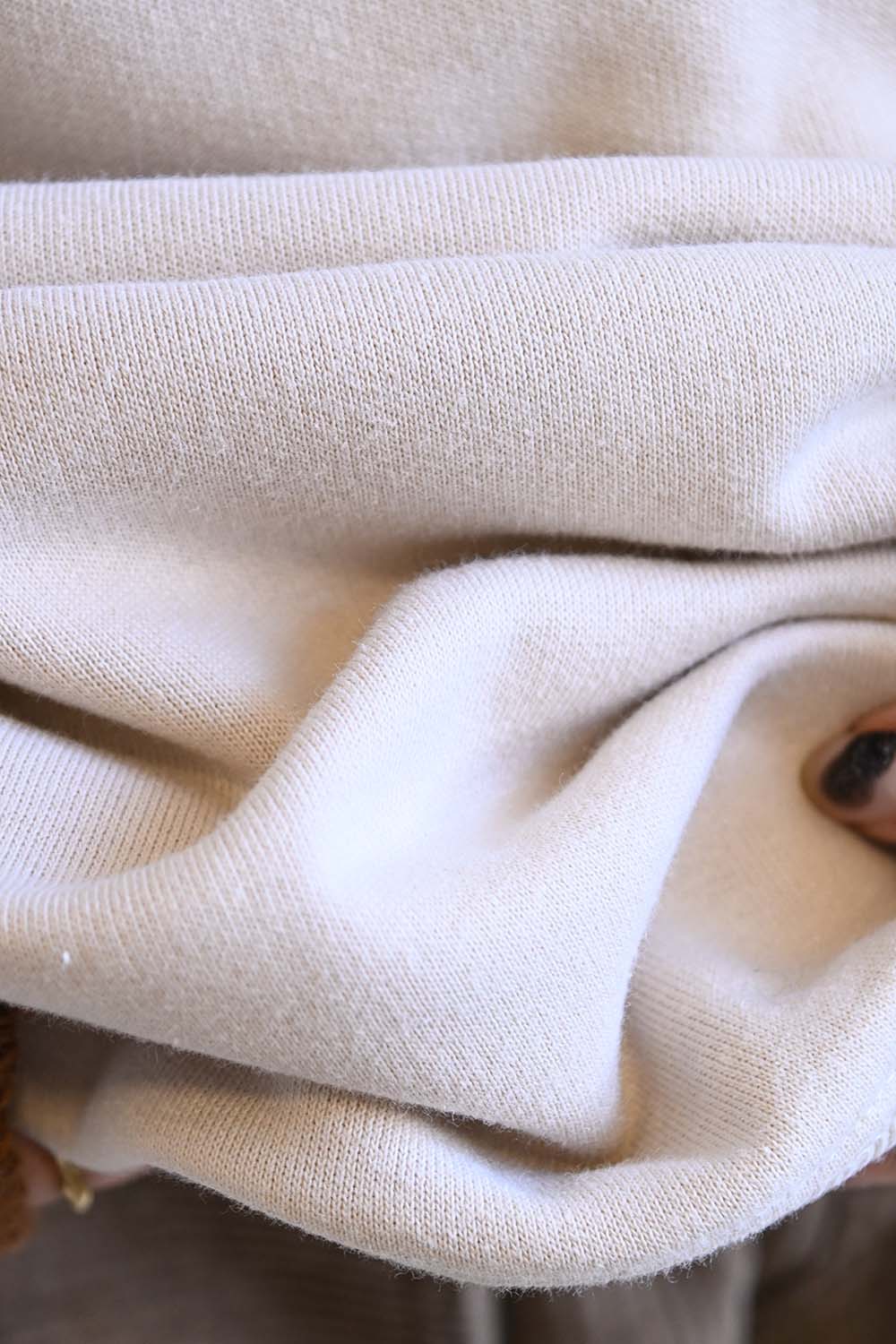 ≪SALE≫Warm Brushed Collar Twist × Knit Tunic