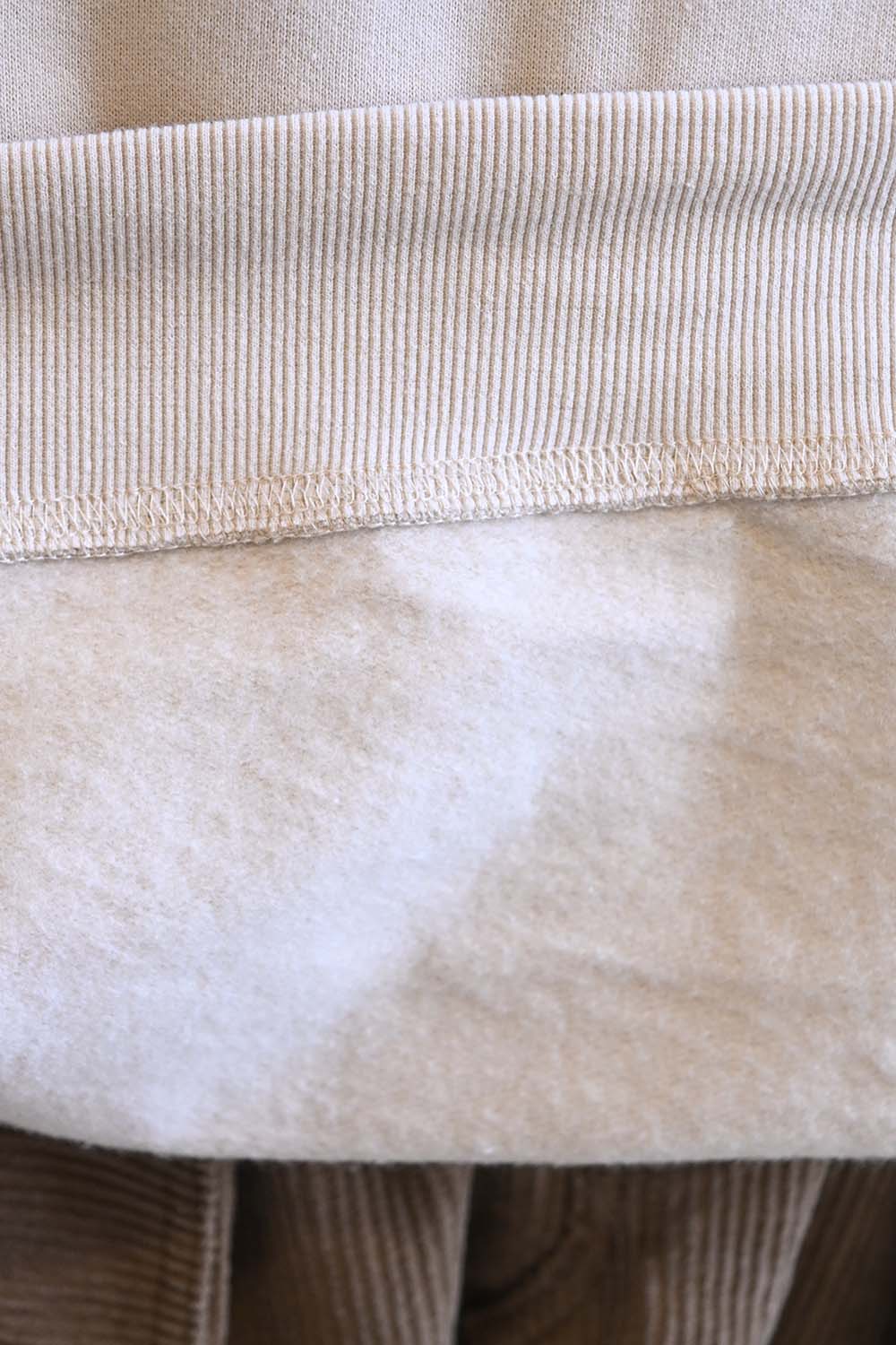 ≪SALE≫Warm Brushed Collar Twist × Knit Tunic