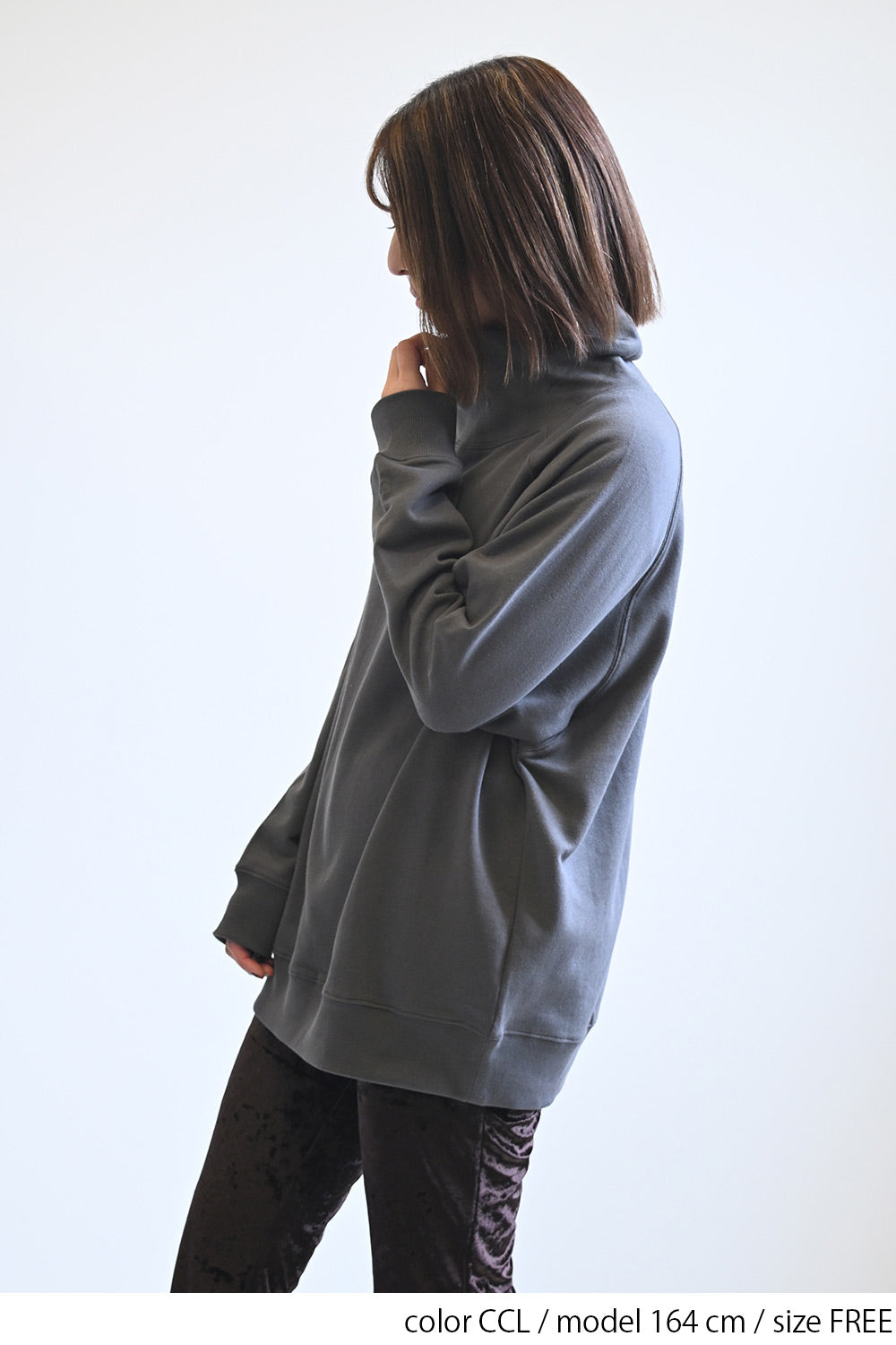 ≪SALE≫Warm Brushed Collar Twist Tunic