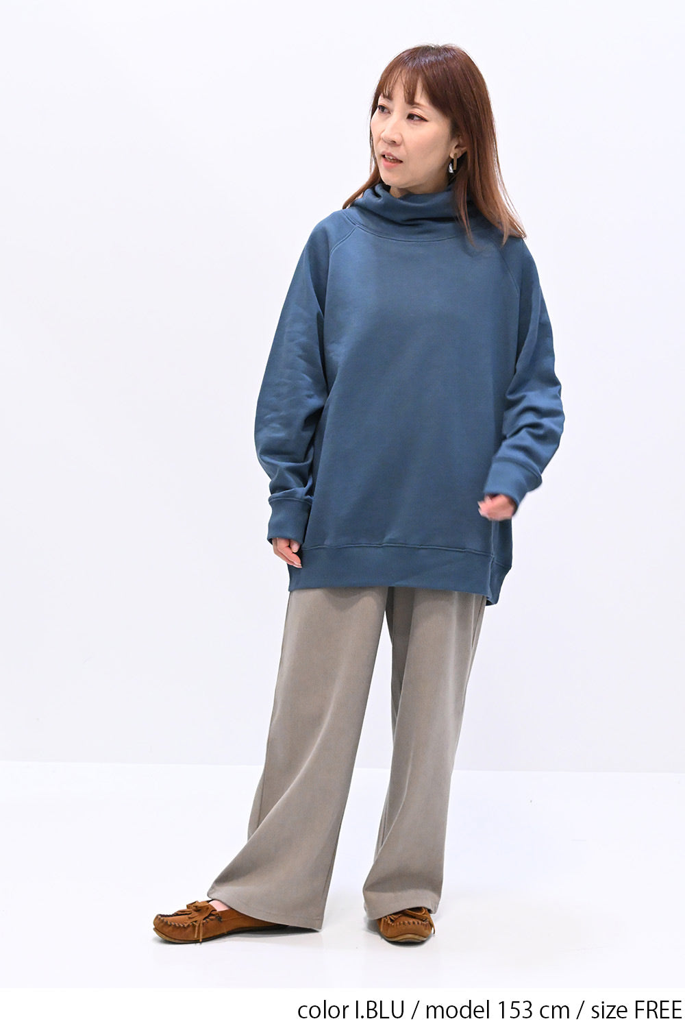 ≪SALE≫Warm Brushed Collar Twist Tunic