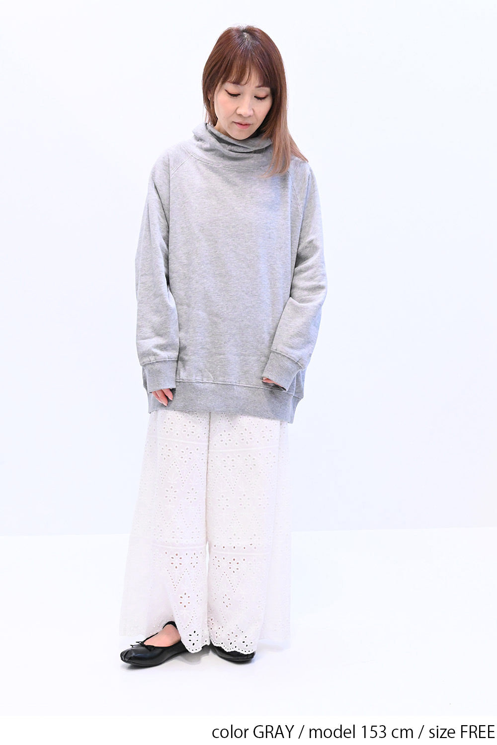 GRAY / 153cm / FREE