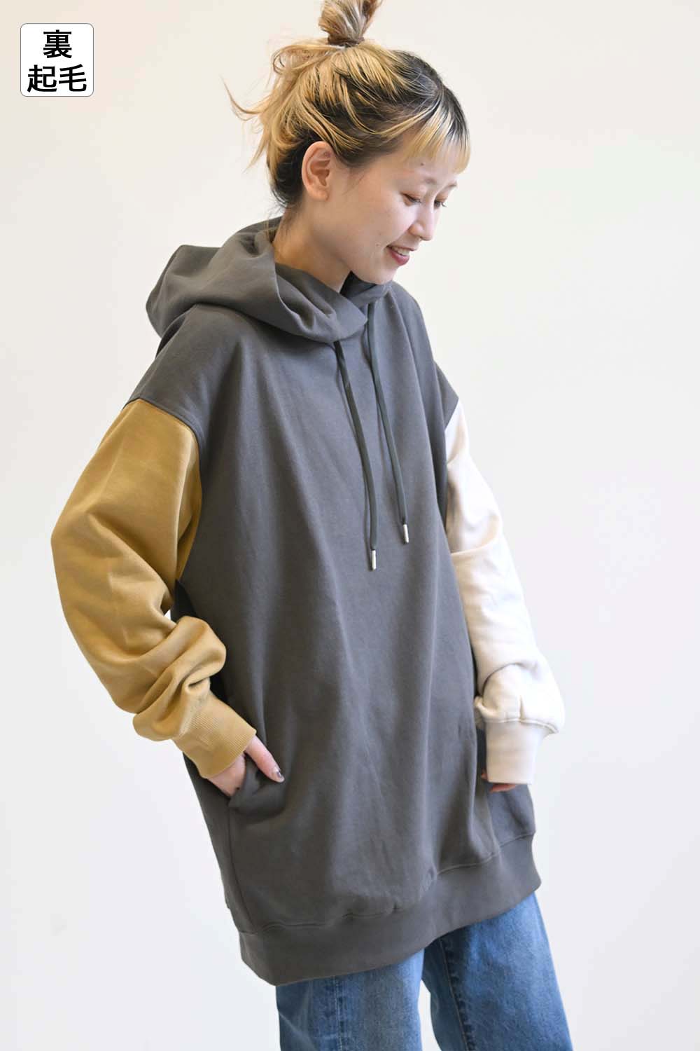 ≪SALE≫Warm Brushed Hoodie Tunic