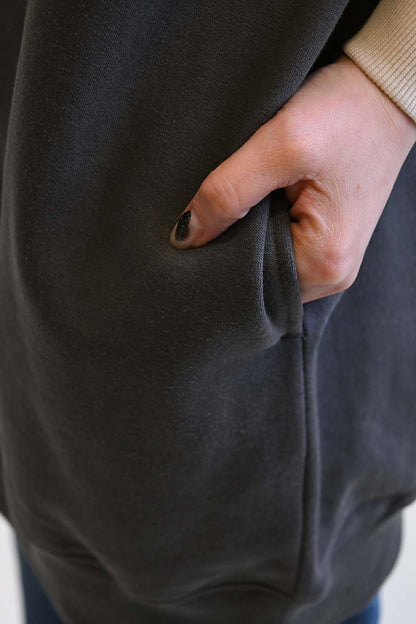 ≪SALE≫Warm Brushed Hoodie Tunic