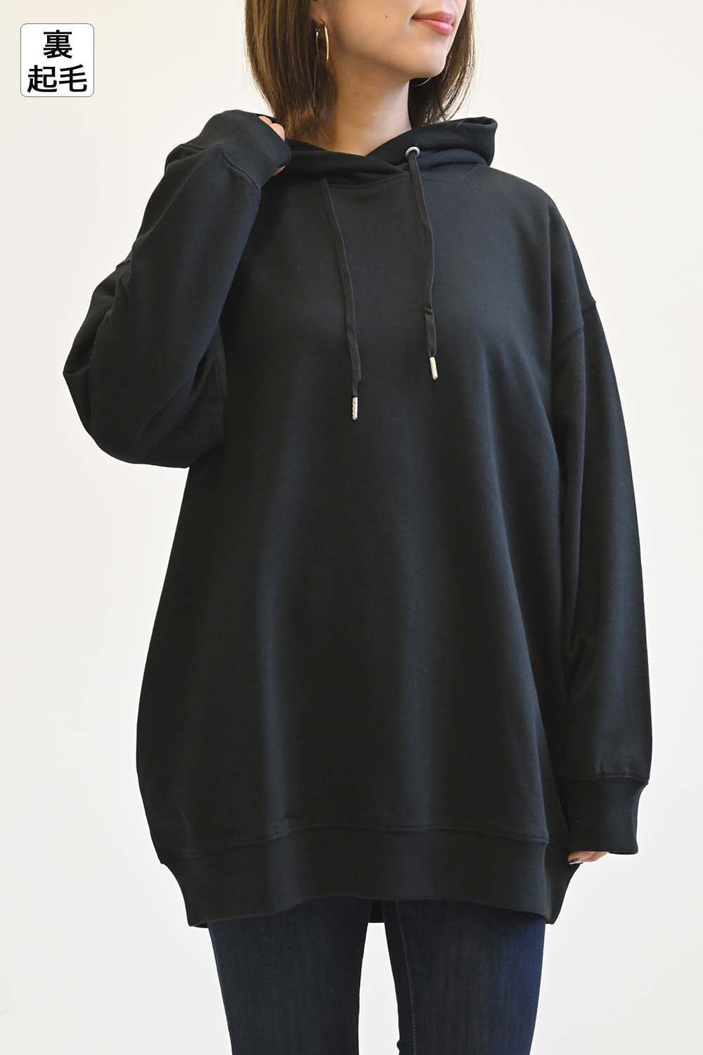≪SALE≫Warm Brushed Hoodie Tunic