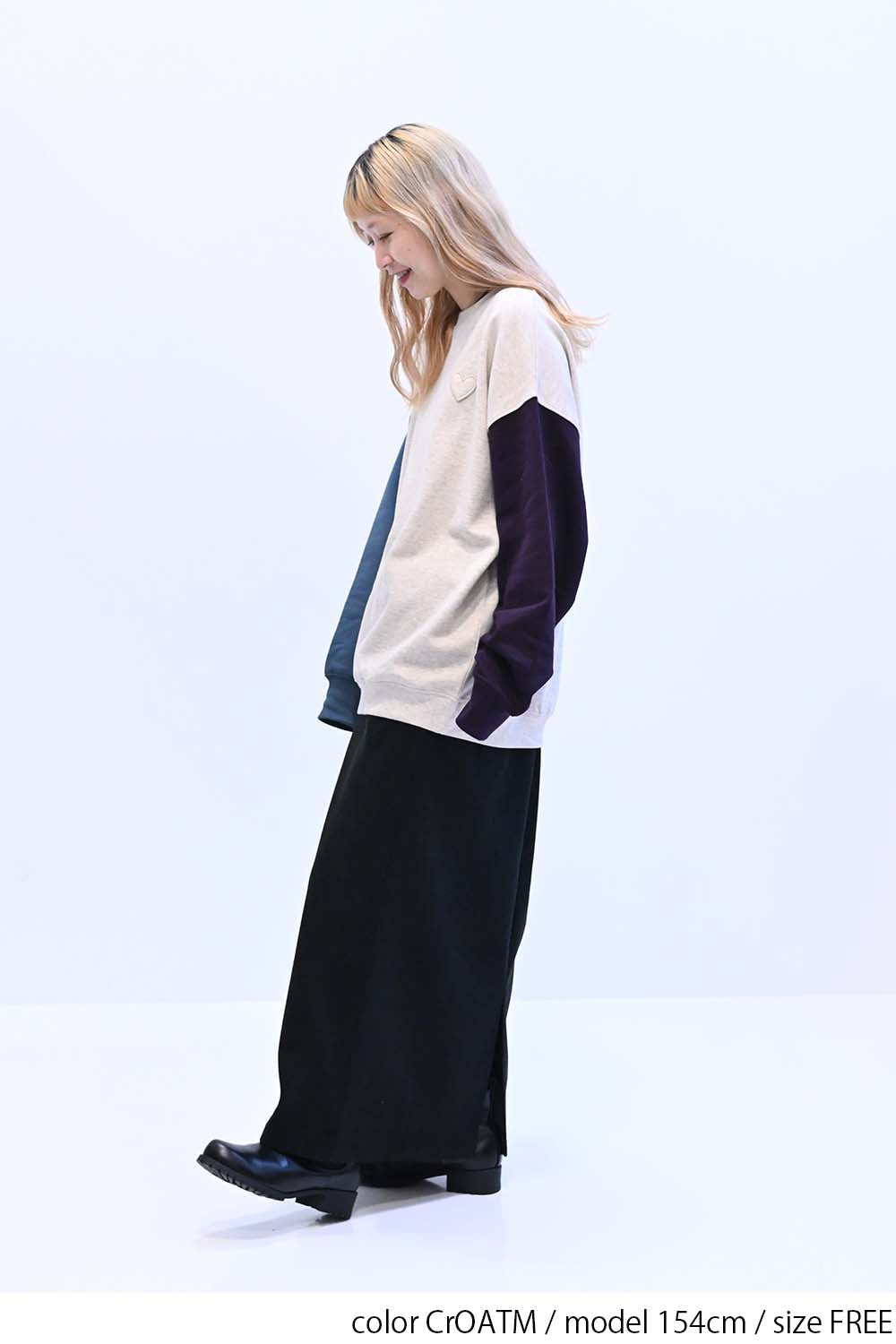 ≪SALE≫Warm Brushed Heart Pullover