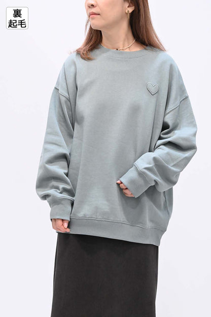 ≪SALE≫Warm Brushed Heart Pullover