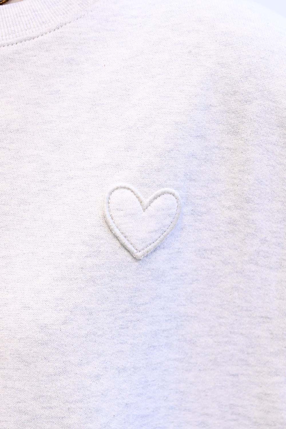 ≪SALE≫Warm Brushed Heart Pullover