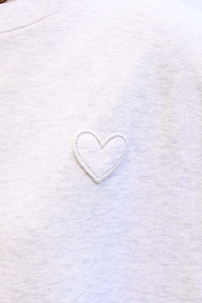 ≪SALE≫Warm Brushed Heart Pullover