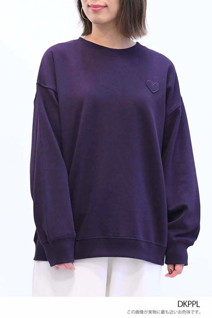 ≪SALE≫Warm Brushed Heart Pullover