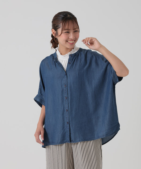 《5月22日入荷》半袖ゆったりブラウス